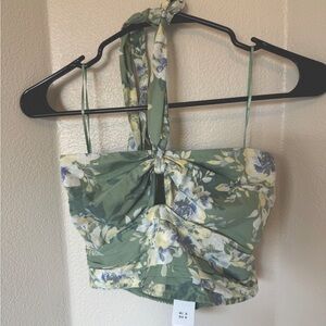 Abercrombie & Fitch Cropped Halter Top